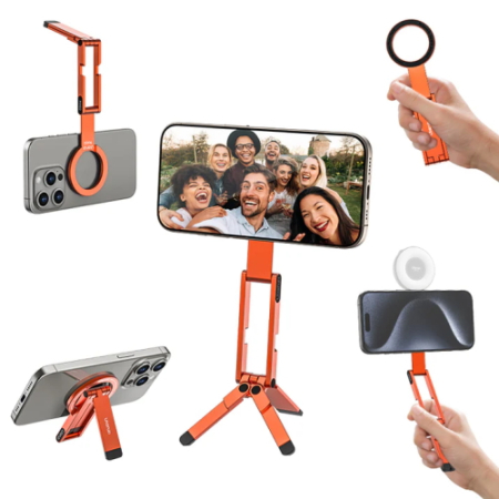 Ulanzi MA60 Orange (S040) - uchwyt, mini statyw do smartfona, pomarańczowy